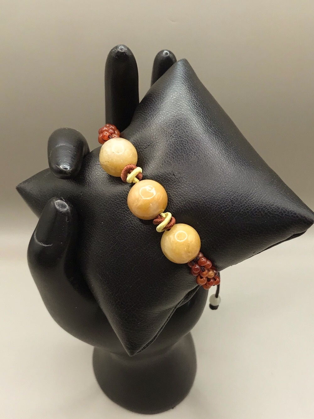 Handcrafted Semi Precious Stone Bead Bracelet